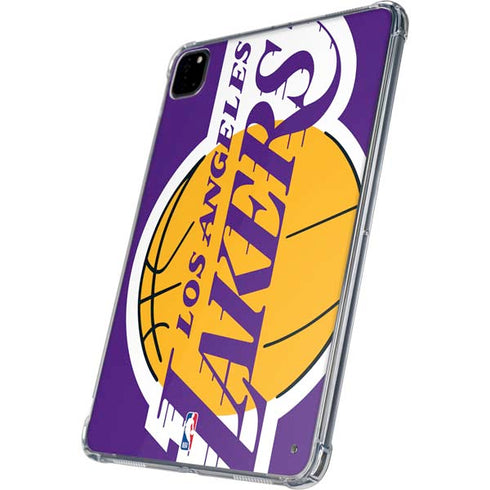 NBA Los Angeles Lakers Large Logo iPad Pro 11in (2024) Clear Case