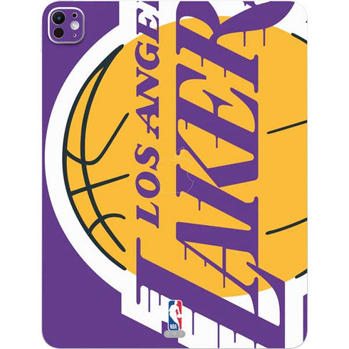 NBA Los Angeles Lakers Large Logo iPad Pro 13in M4 (2024) Skin