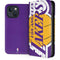 NBA Los Angeles Lakers Large Logo iPhone 15 Plus Folio Case