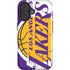NBA Los Angeles Lakers Large Logo iPhone 16 Impact Case