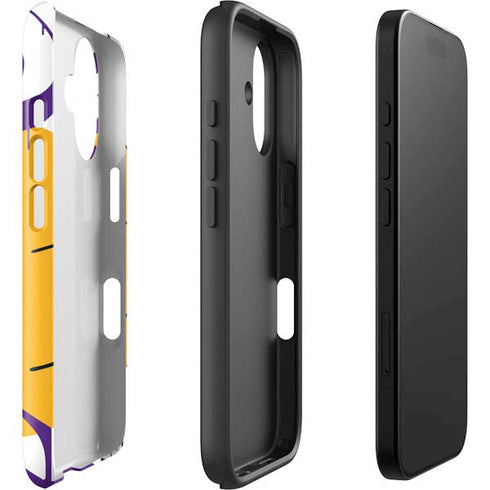 NBA Los Angeles Lakers Large Logo iPhone 16 Plus Impact Case