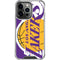 NBA Los Angeles Lakers Large Logo iPhone 16 Pro Clear Case