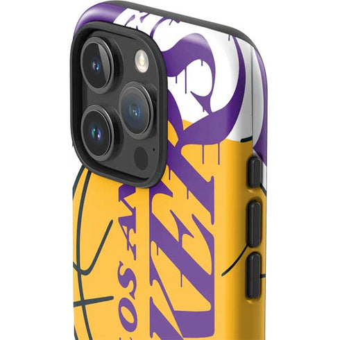 NBA Los Angeles Lakers Large Logo iPhone 16 Pro Impact Case