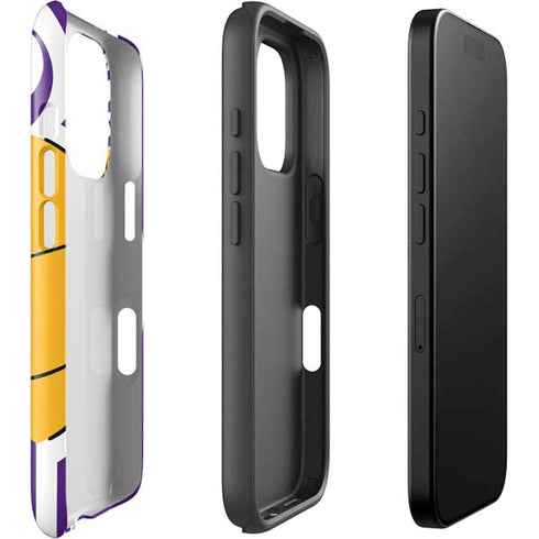 NBA Los Angeles Lakers Large Logo iPhone 16 Pro Impact Case