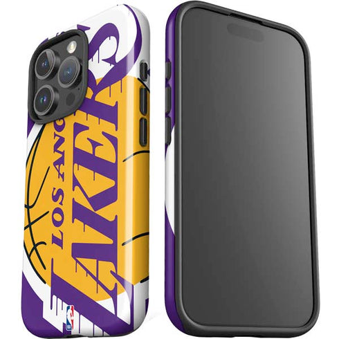 NBA Los Angeles Lakers Large Logo iPhone 16 Pro Impact Case