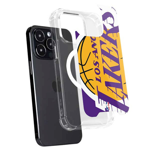 NBA Los Angeles Lakers Large Logo iPhone 16 Pro MagSafe Case