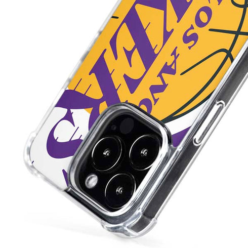 NBA Los Angeles Lakers Large Logo iPhone 16 Pro MagSafe Case