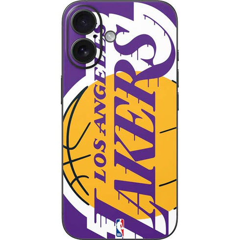 NBA Los Angeles Lakers Large Logo iPhone 16 Skin
