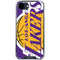 NBA Los Angeles Lakers Large Logo iPhone 16e Clear Case