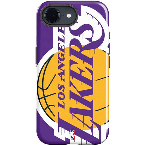 NBA Los Angeles Lakers Large Logo iPhone 16e Impact Case