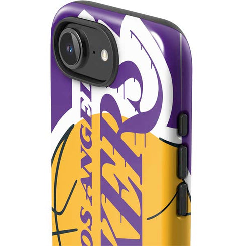 NBA Los Angeles Lakers Large Logo iPhone 16e Impact Case