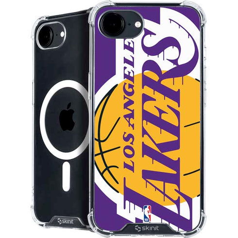 NBA Los Angeles Lakers Large Logo iPhone 16e MagSafe Case