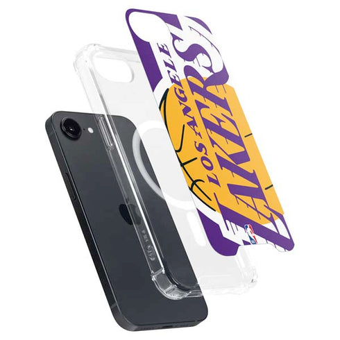 NBA Los Angeles Lakers Large Logo iPhone 16e MagSafe Case