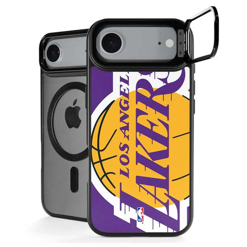 NBA Los Angeles Lakers Large Logo iPhone 17 Air Kickstand Case