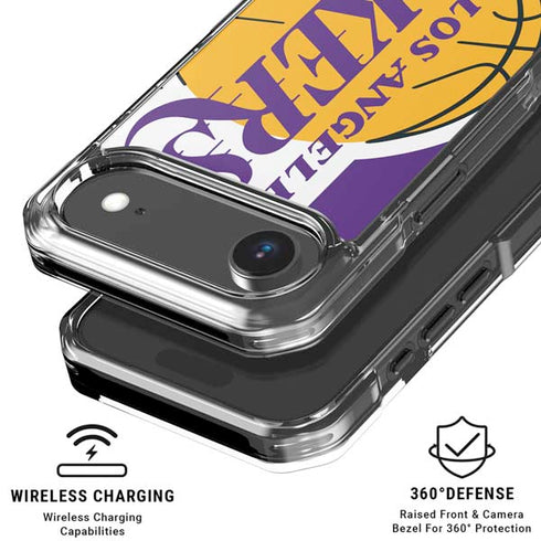 NBA Los Angeles Lakers Large Logo iPhone 17 Air MagSafe Case