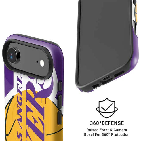 NBA Los Angeles Lakers Large Logo iPhone 17 Air Magsafe Impact Case
