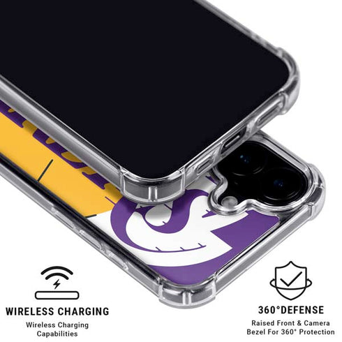NBA Los Angeles Lakers Large Logo iPhone 17 Clear Case