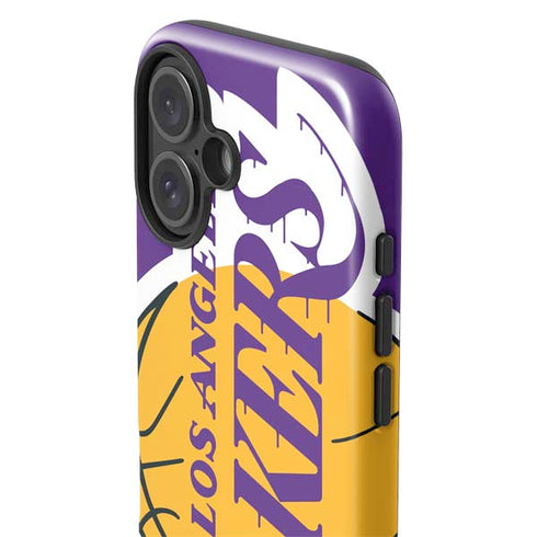 NBA Los Angeles Lakers Large Logo iPhone 17 Impact Case