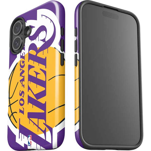 NBA Los Angeles Lakers Large Logo iPhone 17 Impact Case