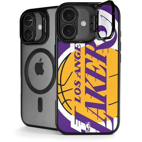 NBA Los Angeles Lakers Large Logo iPhone 17 Kickstand Case