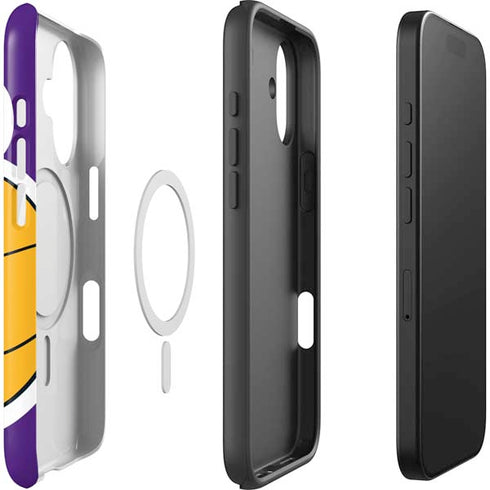 NBA Los Angeles Lakers Large Logo iPhone 17 Magsafe Impact Case