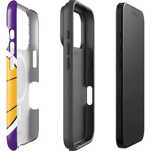 NBA Los Angeles Lakers Large Logo iPhone 17 Pro Magsafe Impact Case