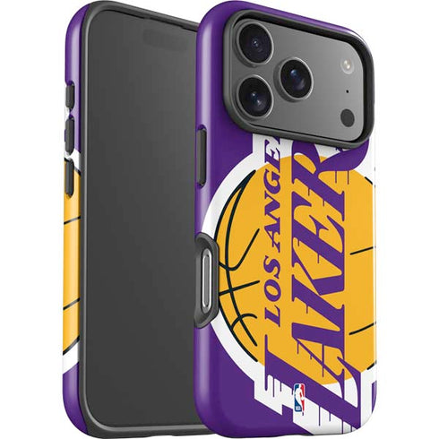 NBA Los Angeles Lakers Large Logo iPhone 17 Pro Max Impact Case