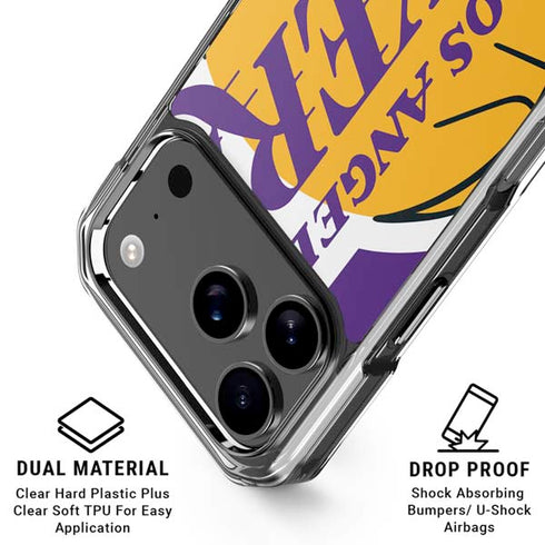 NBA Los Angeles Lakers Large Logo iPhone 17 Pro Max MagSafe Case
