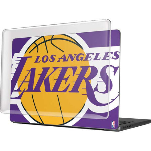NBA Los Angeles Lakers Large Logo MacBook Pro 14in (2021-24) Case plus Skin