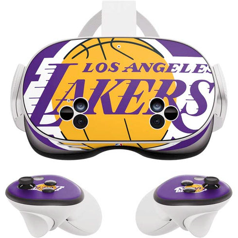 NBA Los Angeles Lakers Large Logo Meta Quest 3S Skin