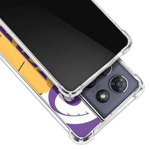 NBA Los Angeles Lakers Large Logo Moto G 5G (2025) Clear Case