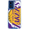 NBA Los Angeles Lakers Large Logo Moto G 5G (2024) Clear Case