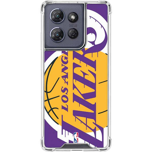 NBA Los Angeles Lakers Large Logo Moto G Stylus 5G (2025) Clear Case