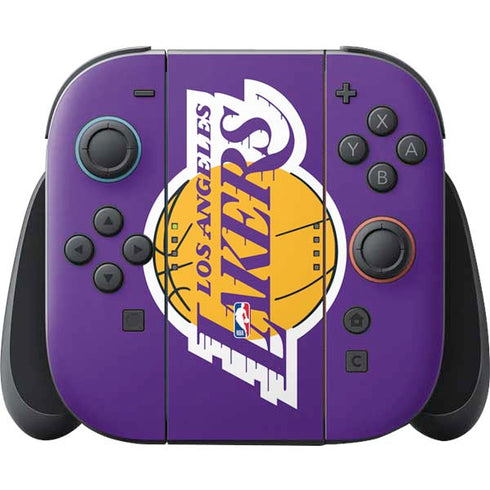 NBA Los Angeles Lakers Large Logo Nintendo Skins
