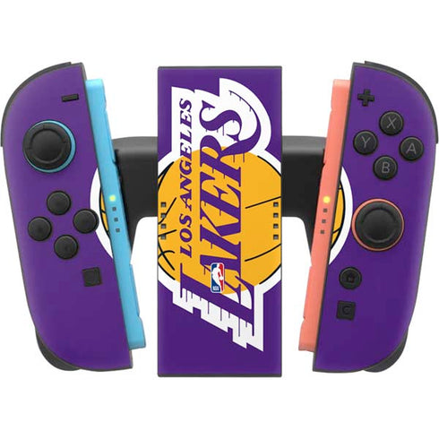 NBA Los Angeles Lakers Large Logo Nintendo Switch 2 (2025) Joy-Con Controller Skin