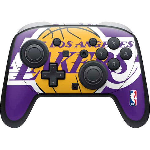 NBA Los Angeles Lakers Large Logo Nintendo Skins