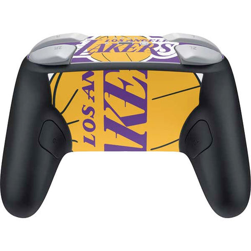 NBA Los Angeles Lakers Large Logo Nintendo Switch 2 (2025) Pro Controller Skin