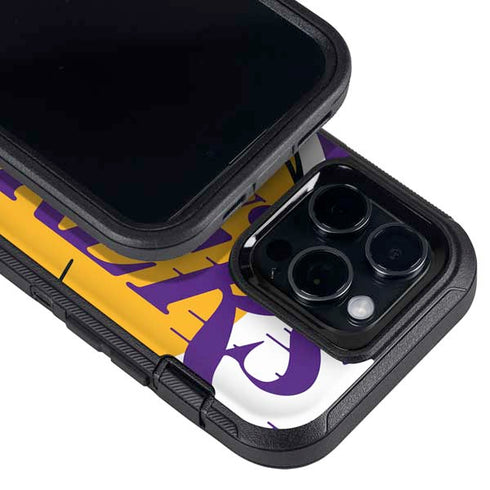 NBA Los Angeles Lakers Large Logo Otterbox Defender iPhone Skin