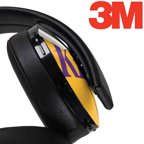 NBA Los Angeles Lakers Large Logo PlayStation 4 Gold Wireless Headset Skin