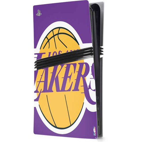 NBA Los Angeles Lakers Large Logo PS5 Pro Console Skin
