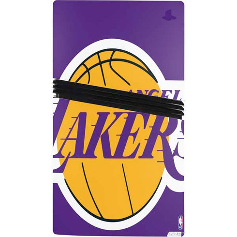 NBA Los Angeles Lakers Large Logo PS5 Pro Console Skin
