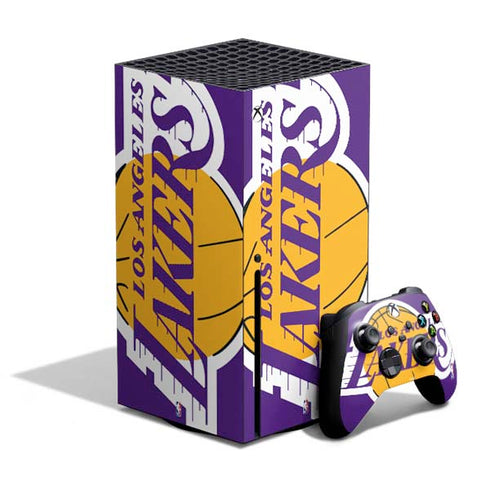 NBA Los Angeles Lakers Large Logo Xbox Series X Skins