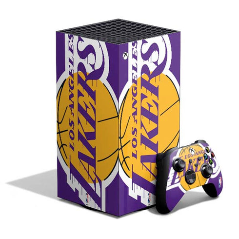 NBA Los Angeles Lakers Large Logo XBox Series X Digital Edition Bundle Skin