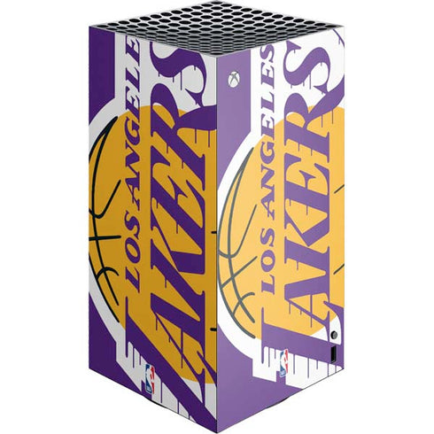 NBA Los Angeles Lakers Large Logo XBox Series X Digital Edition Console Skin