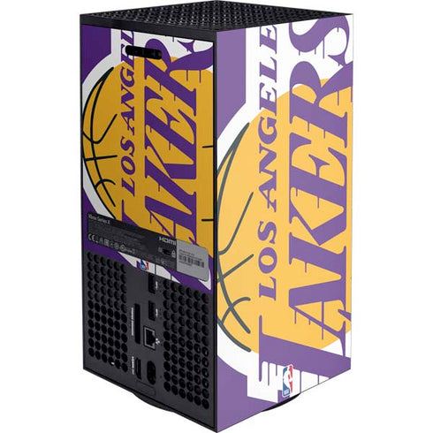 NBA Los Angeles Lakers Large Logo XBox Series X Digital Edition Console Skin
