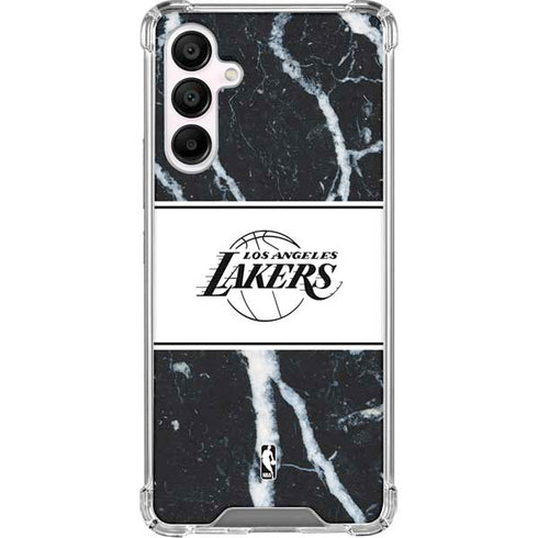 NBA Los Angeles Lakers Marble Galaxy A16 5G Clear Case