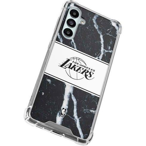 NBA Los Angeles Lakers Marble Galaxy A16 5G Clear Case
