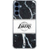 NBA Los Angeles Lakers Marble Galaxy A35 5G Clear Case