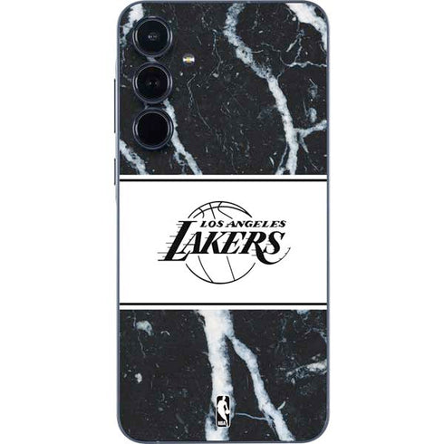 NBA Los Angeles Lakers Marble Galaxy A35 5G Skin
