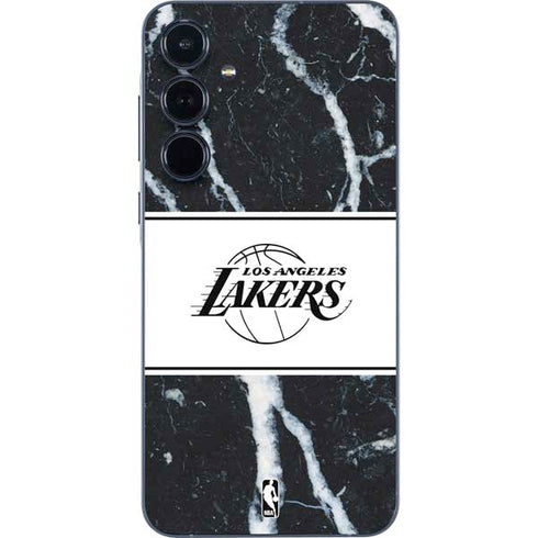 NBA Los Angeles Lakers Marble Galaxy A36 5G Skin